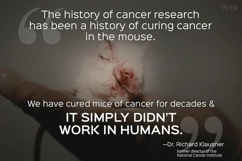 Animal experiments are so worthless that up to half of them are never even published.