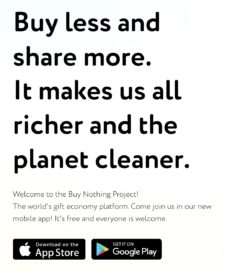 Buy less and share more. It makes us richer and the planet cleaner