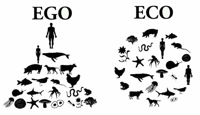 Image depicting lifestyle ruled by Ego and Eco