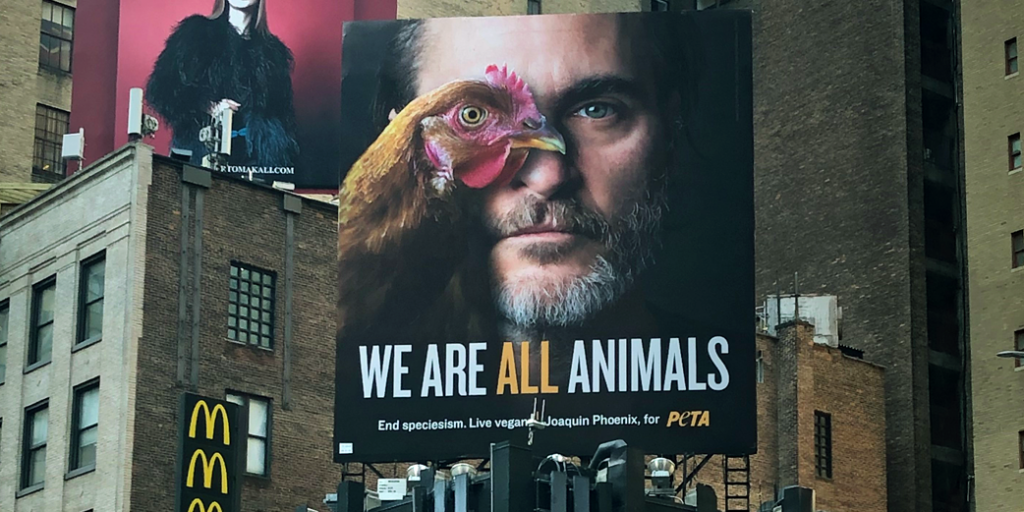 We are all animals - billboard