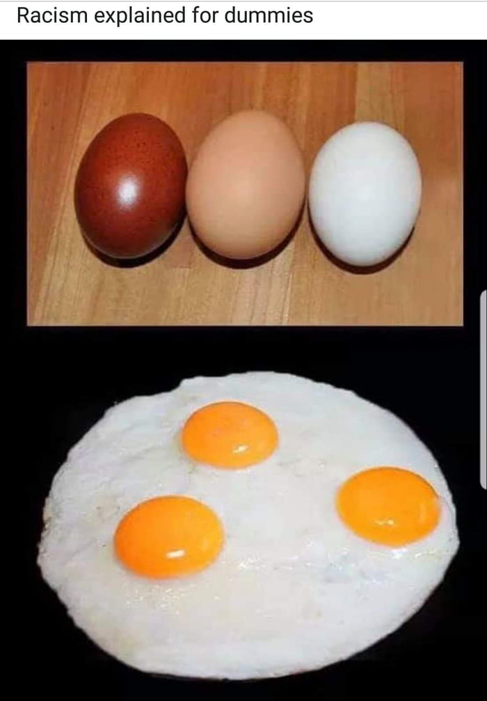 different eggs outside, omelette is the same